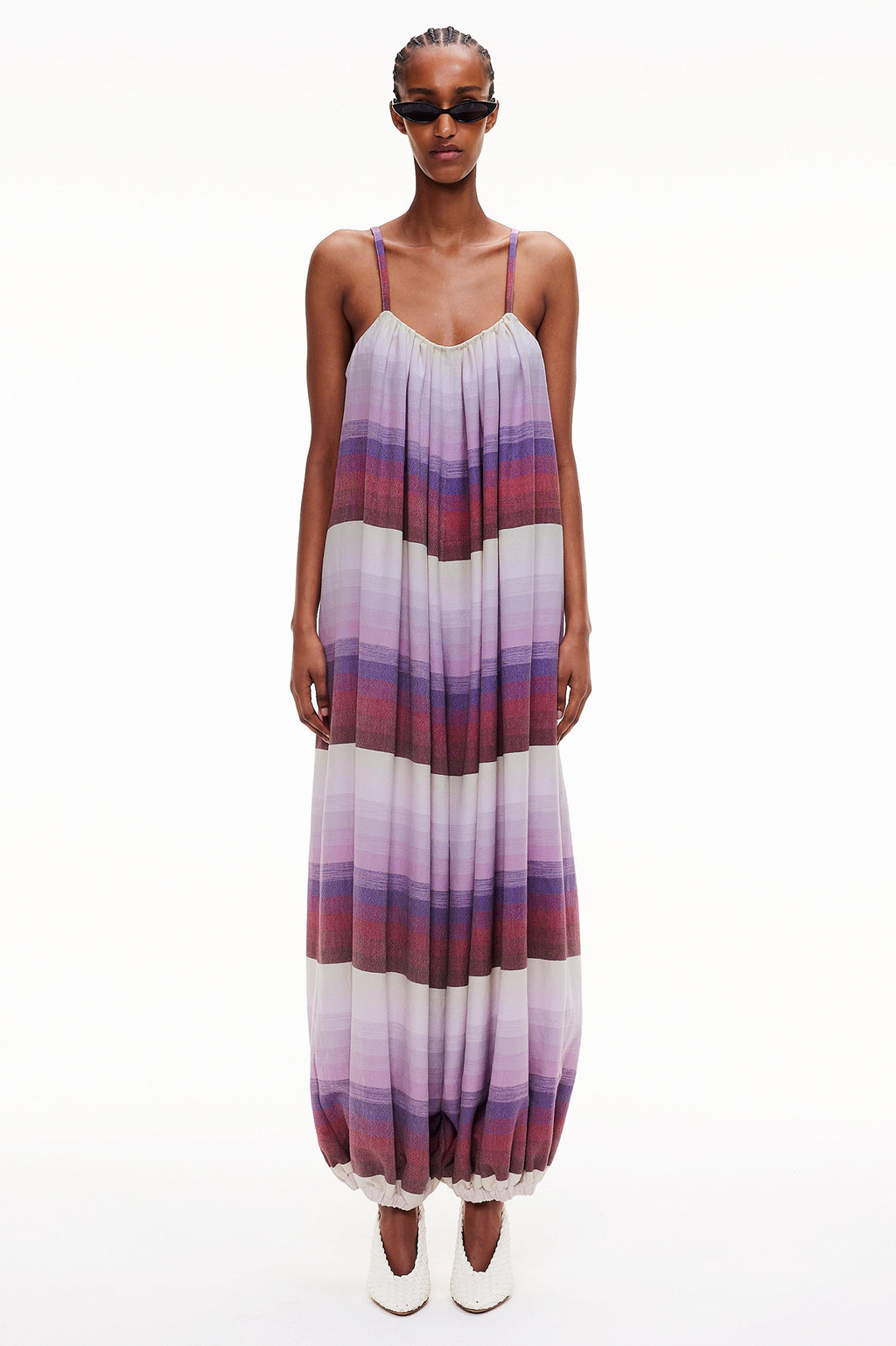 The Balloon Jumpsuit - Stripe 53