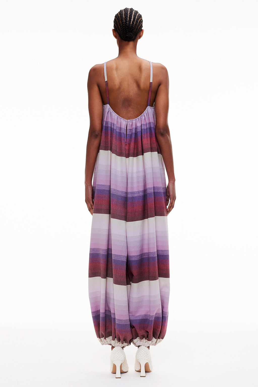 The Balloon Jumpsuit - Stripe 53