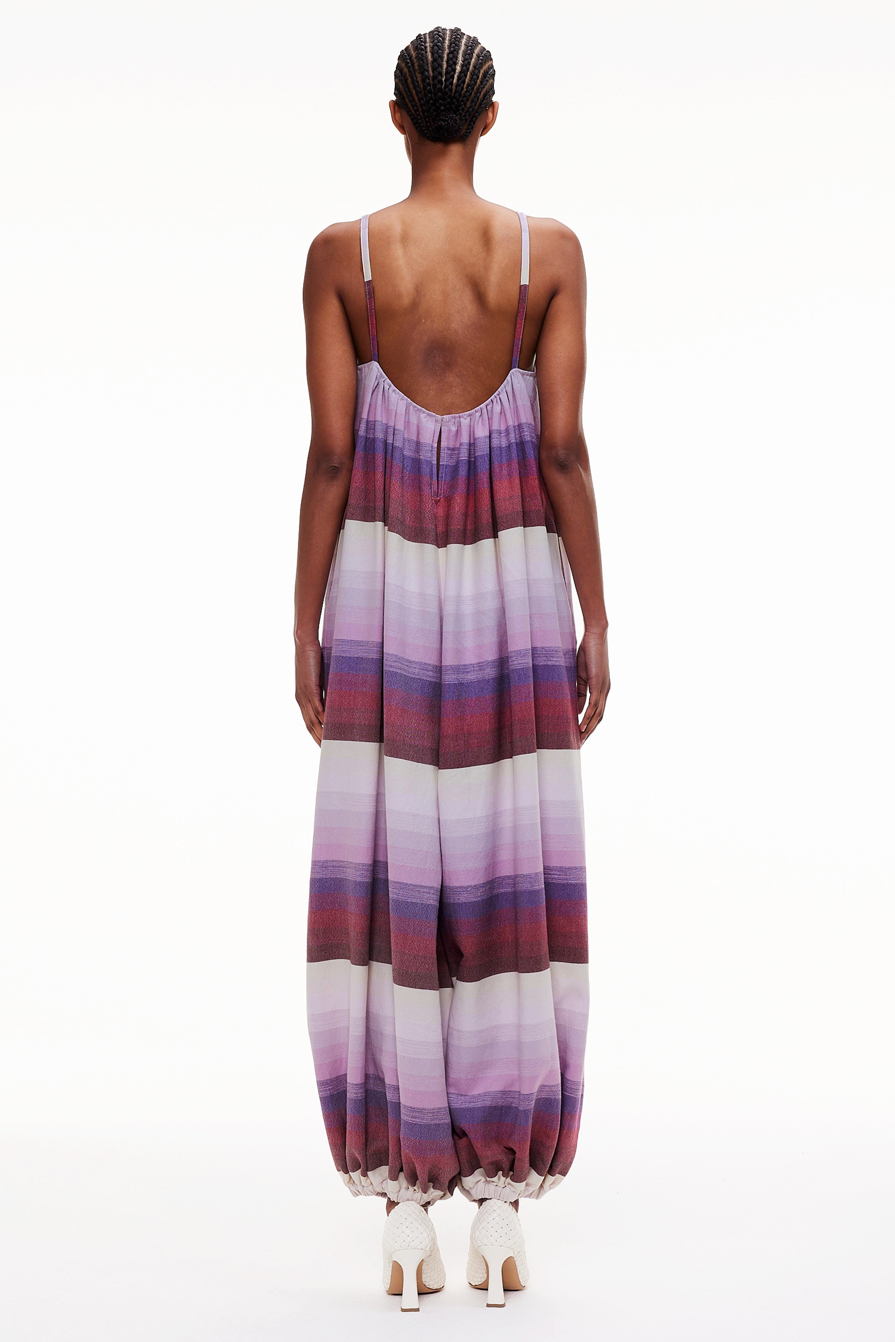 The Balloon Jumpsuit - Stripe 53