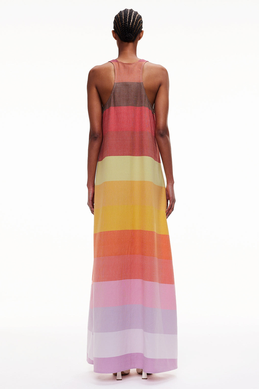 The T-Back Tank Dress - Stripe 66