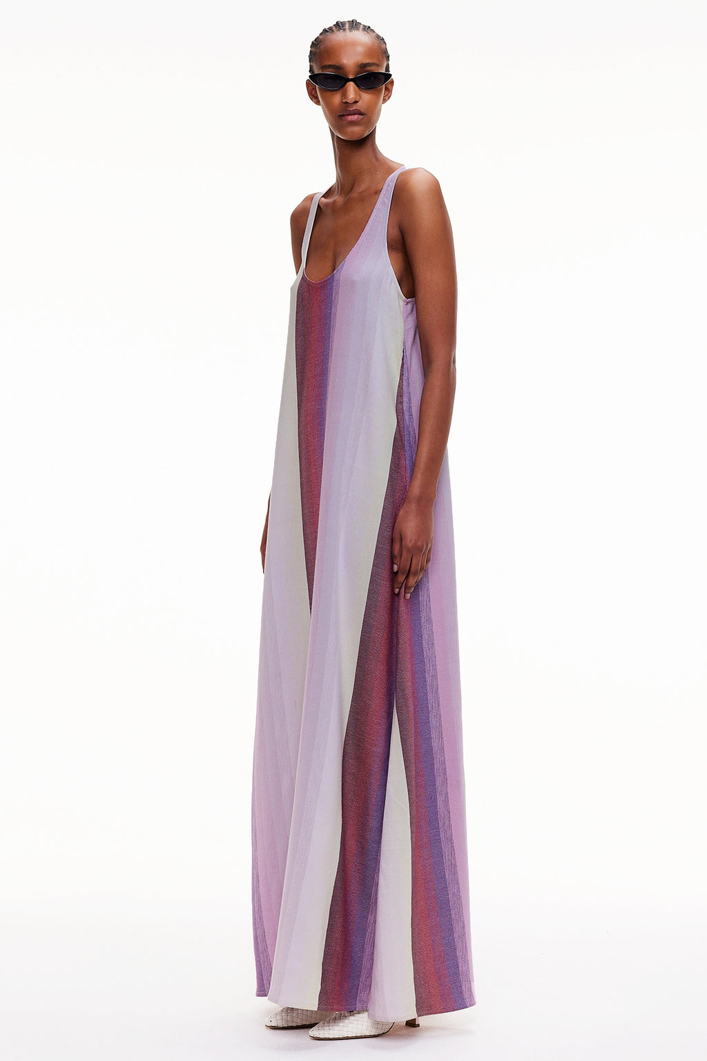 The T-Back Tank Dress - Stripe 53