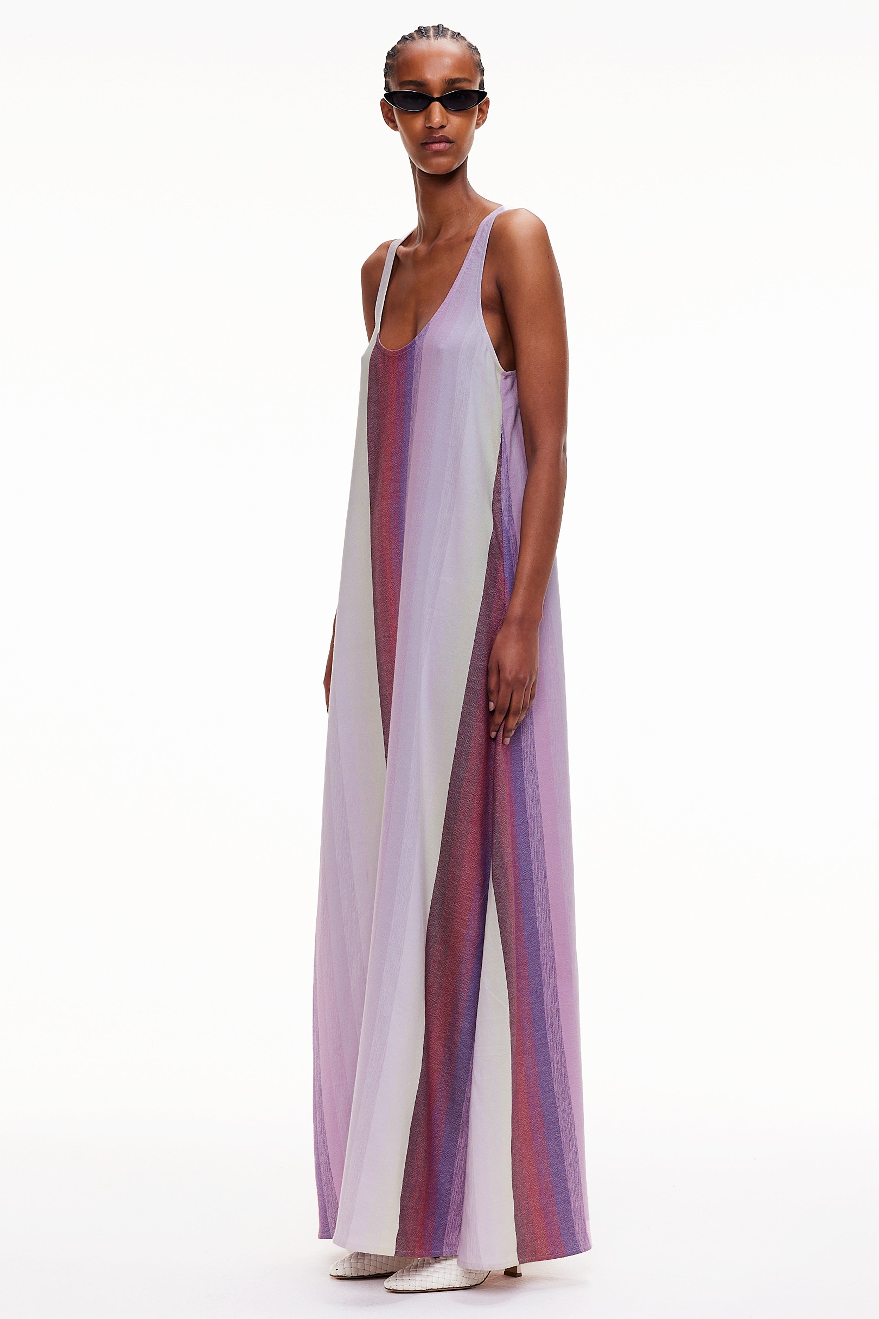 The T-Back Tank Dress - Stripe 53