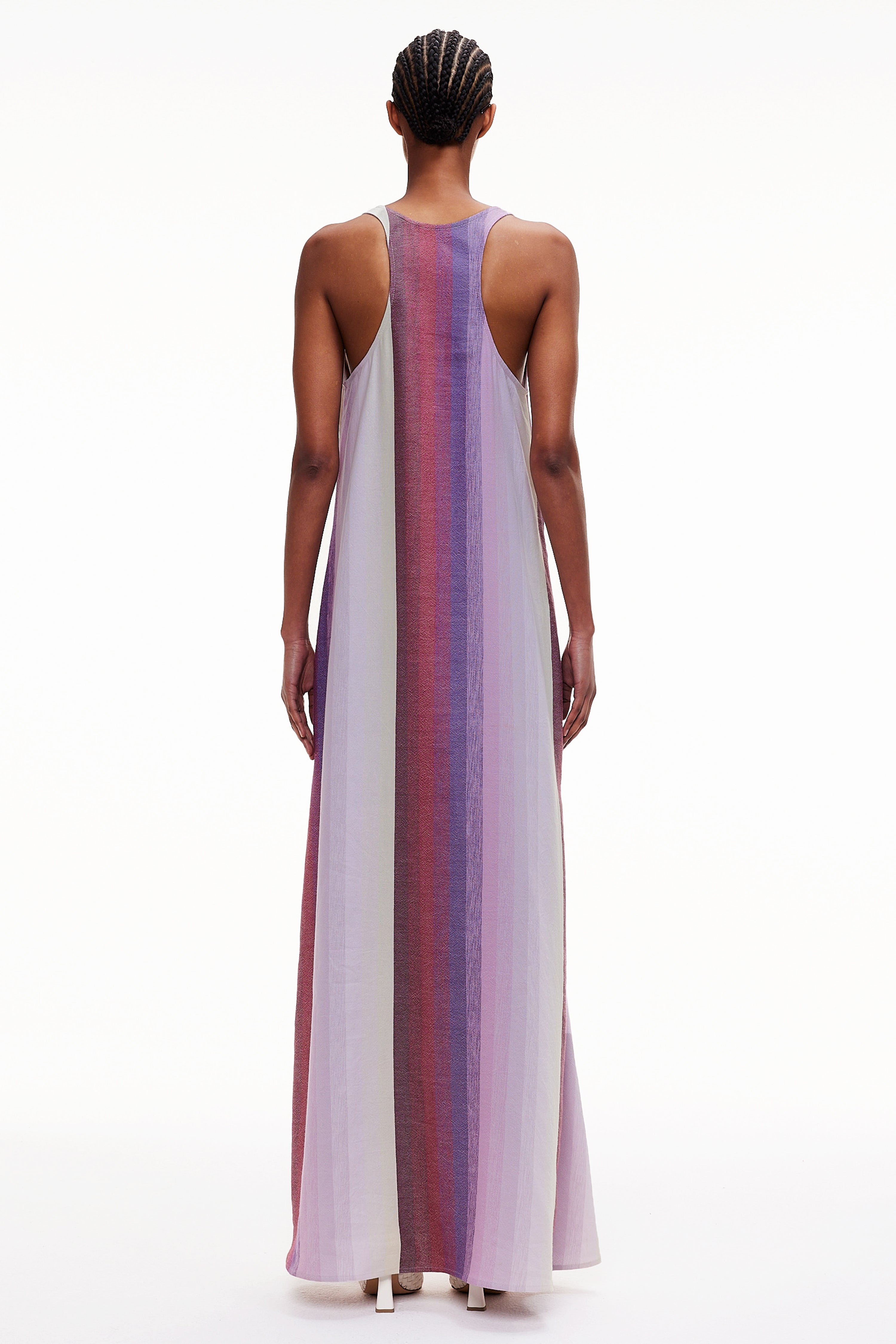 The T-Back Tank Dress - Stripe 53