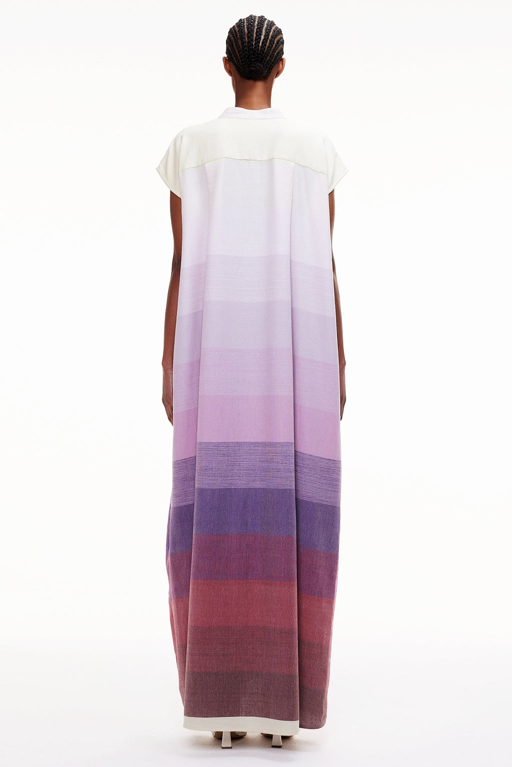 The Column Caftan - Stripe 49