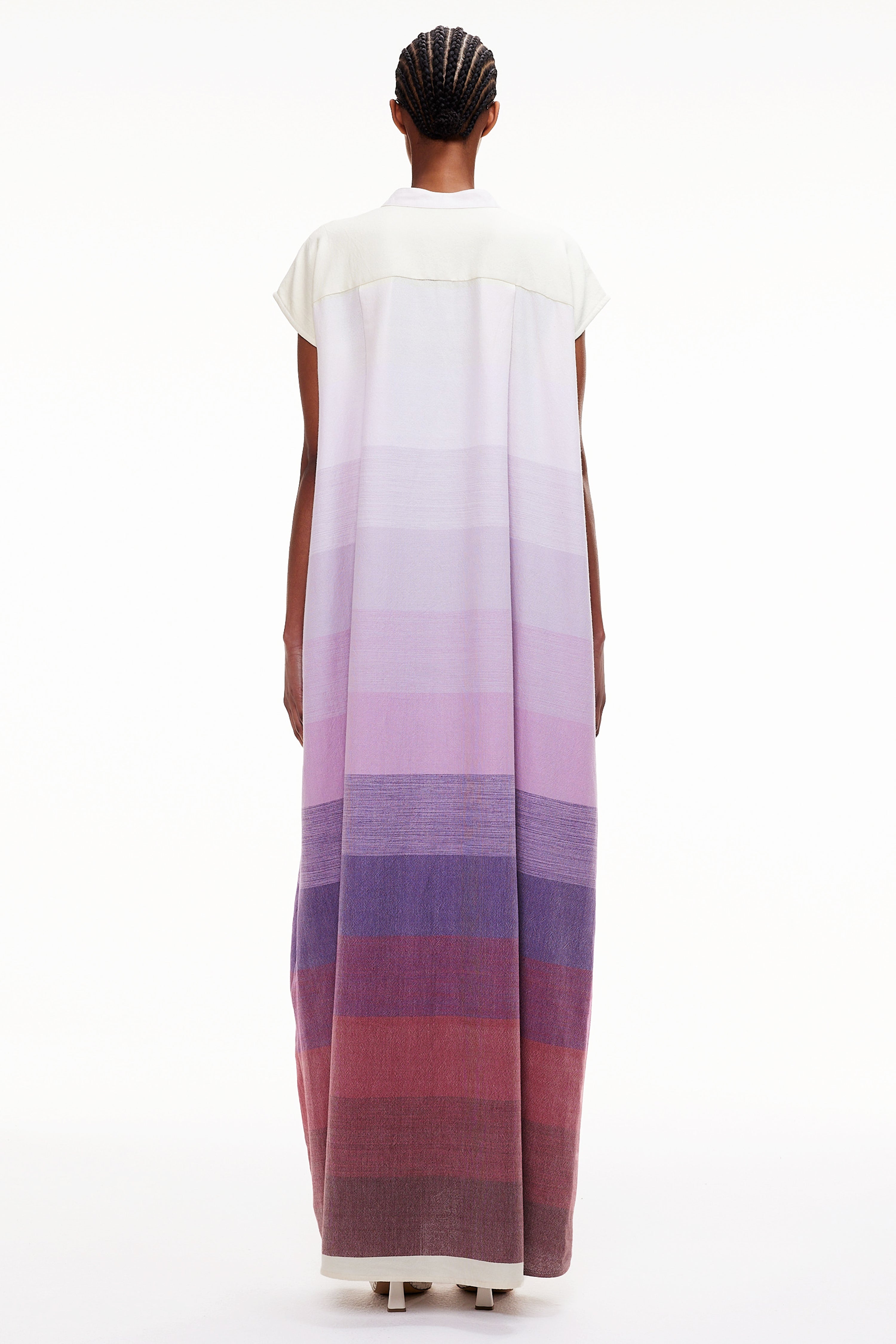 The Column Caftan - Stripe 49