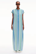 The Column Caftan - Stripe 45