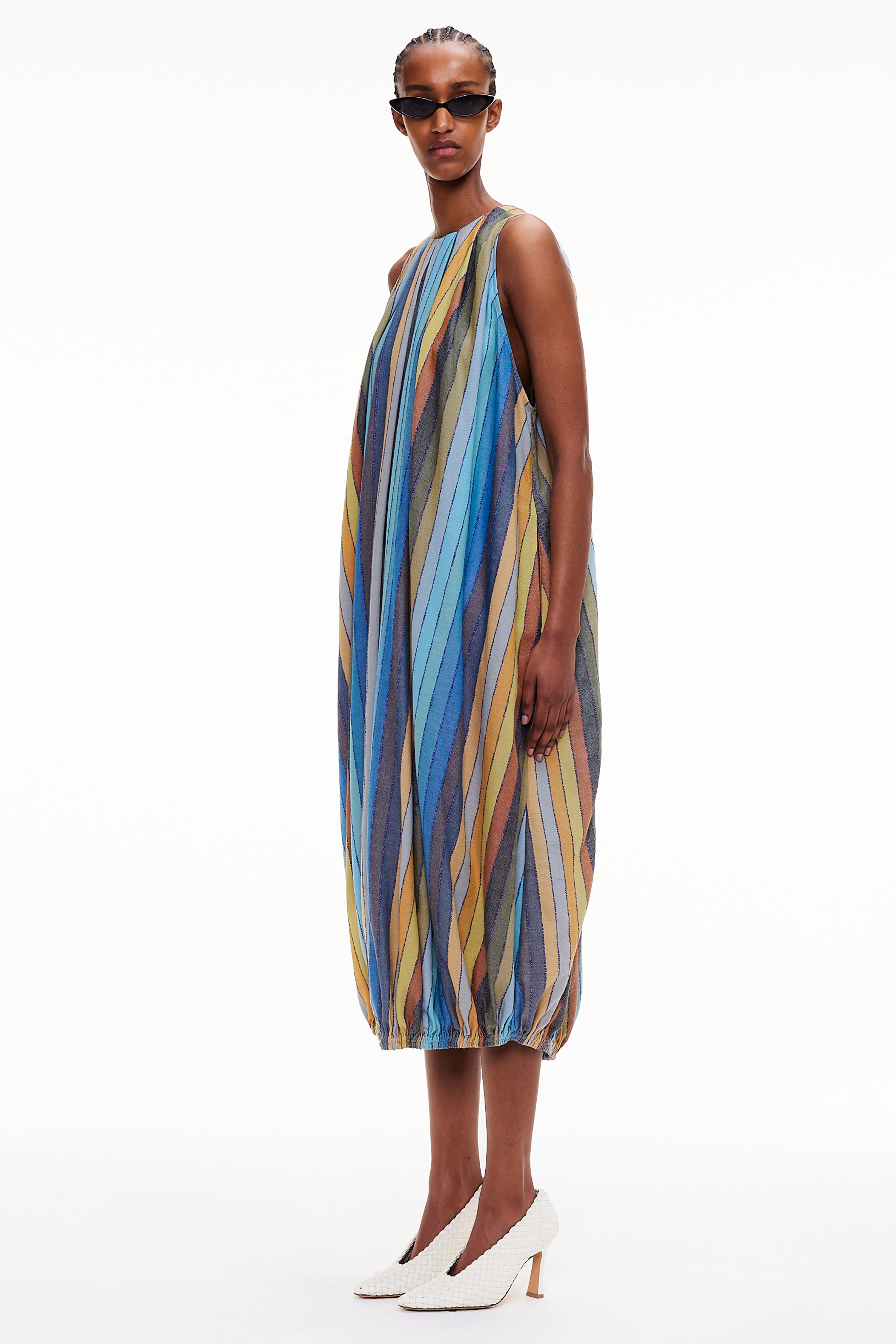 The Balloon Dress - Stripe 27