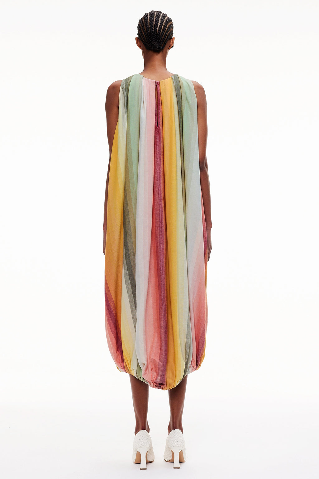 The Balloon Dress - Stripe 87