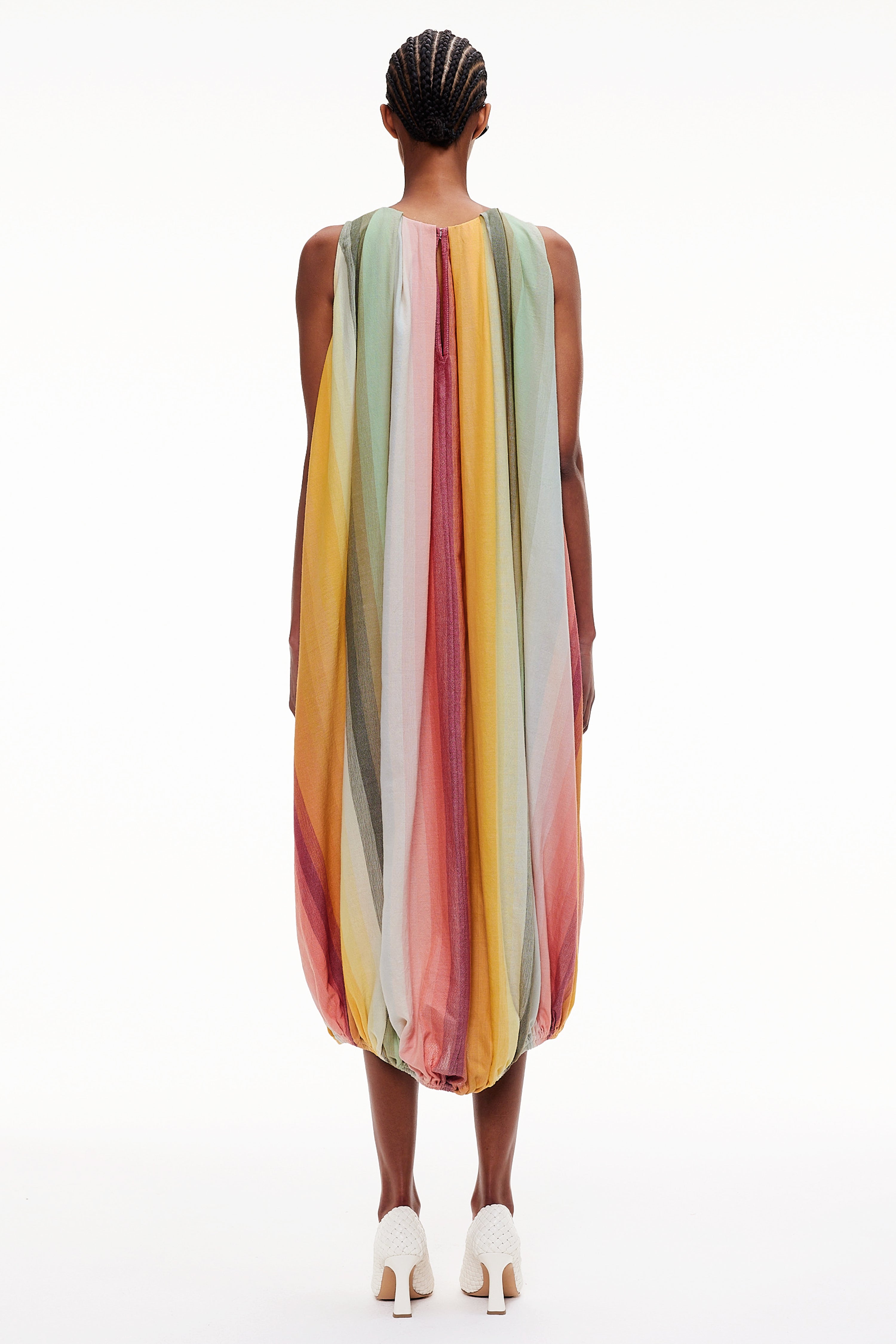The Balloon Dress - Stripe 87