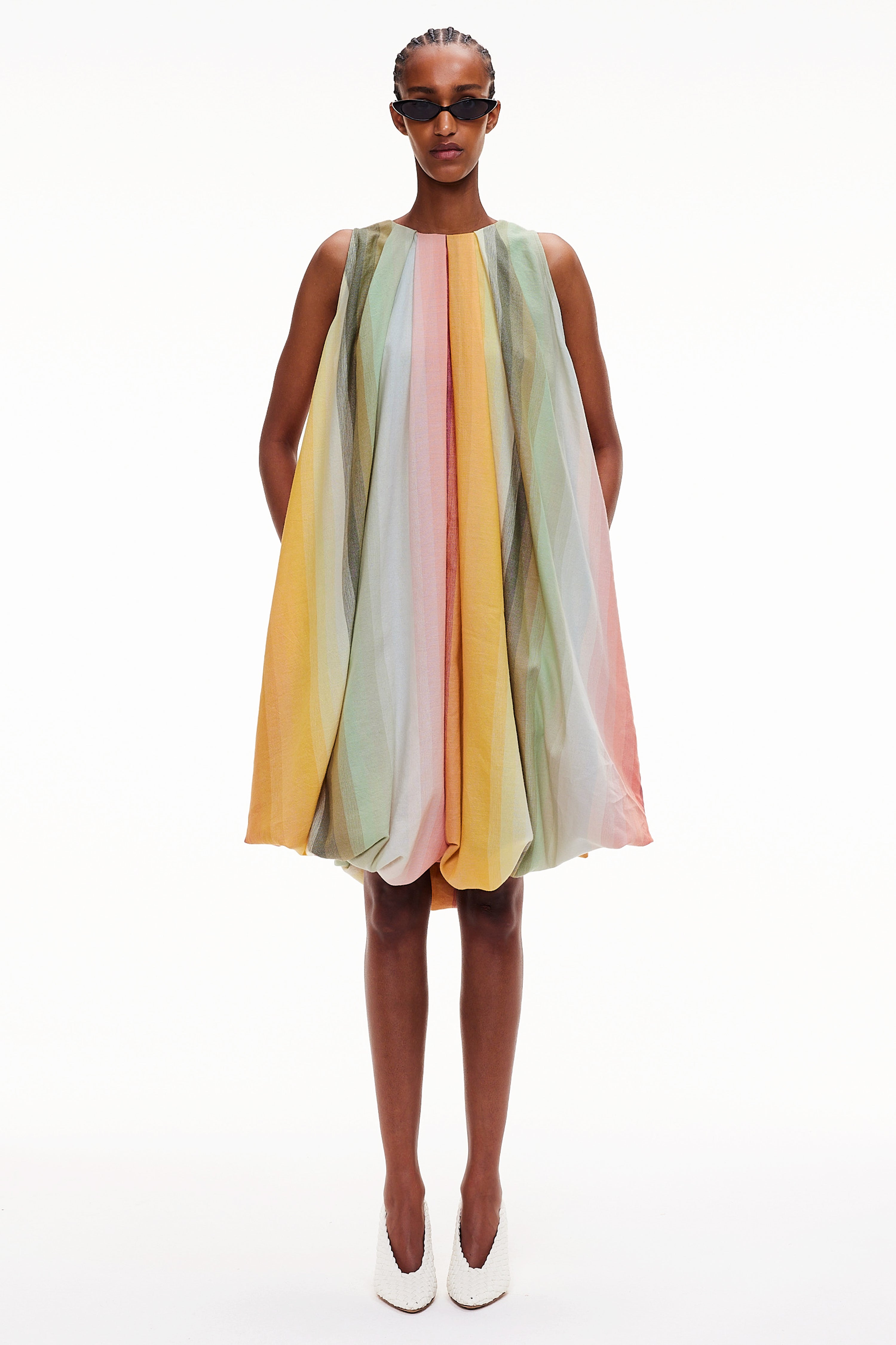The Balloon Dress - Stripe 87
