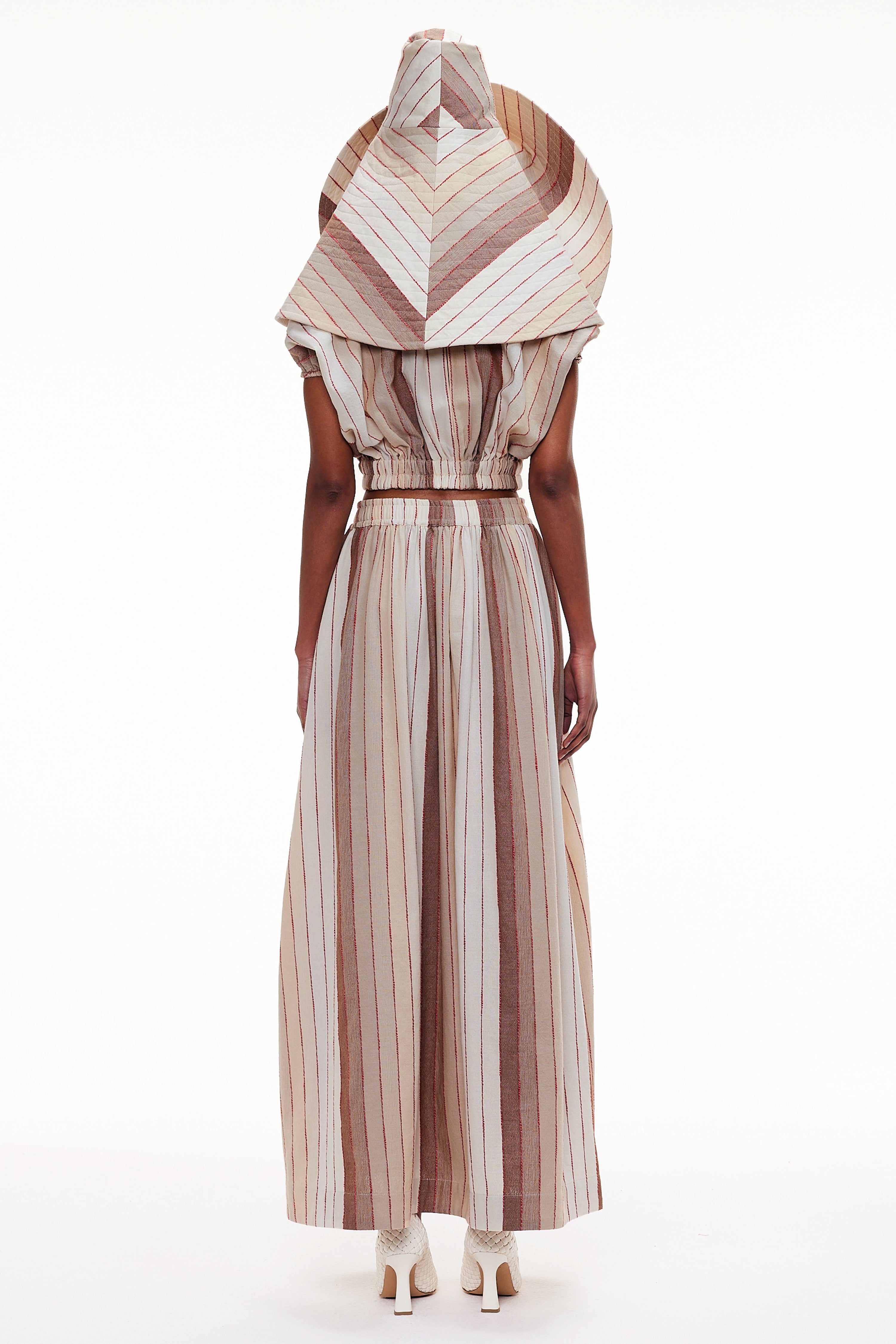 The Pamela Hat - Stripe 54