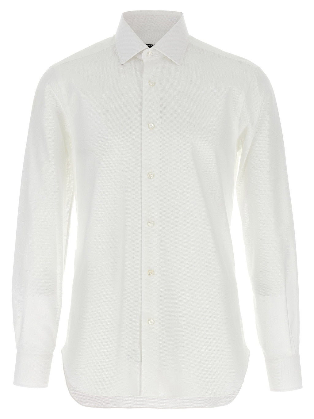 Barba Barba Honeycomb Cotton Shirt