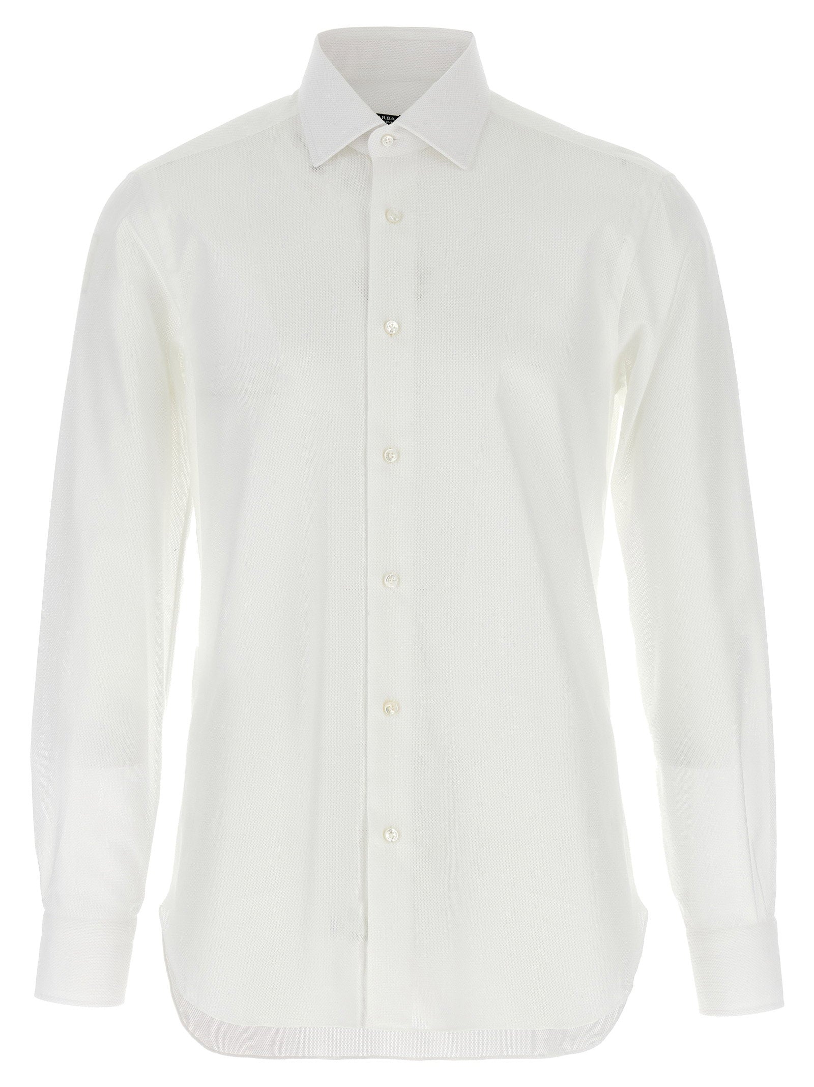 Barba Barba Honeycomb Cotton Shirt