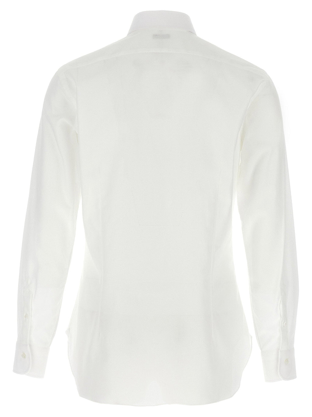 Barba Barba Honeycomb Cotton Shirt