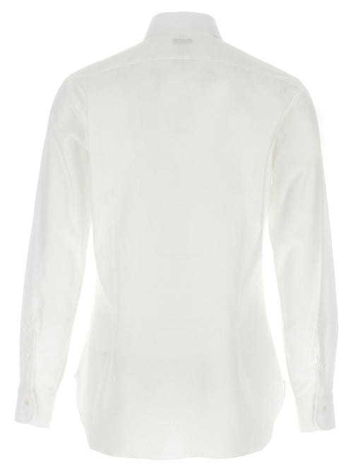 Barba Barba Honeycomb Cotton Shirt