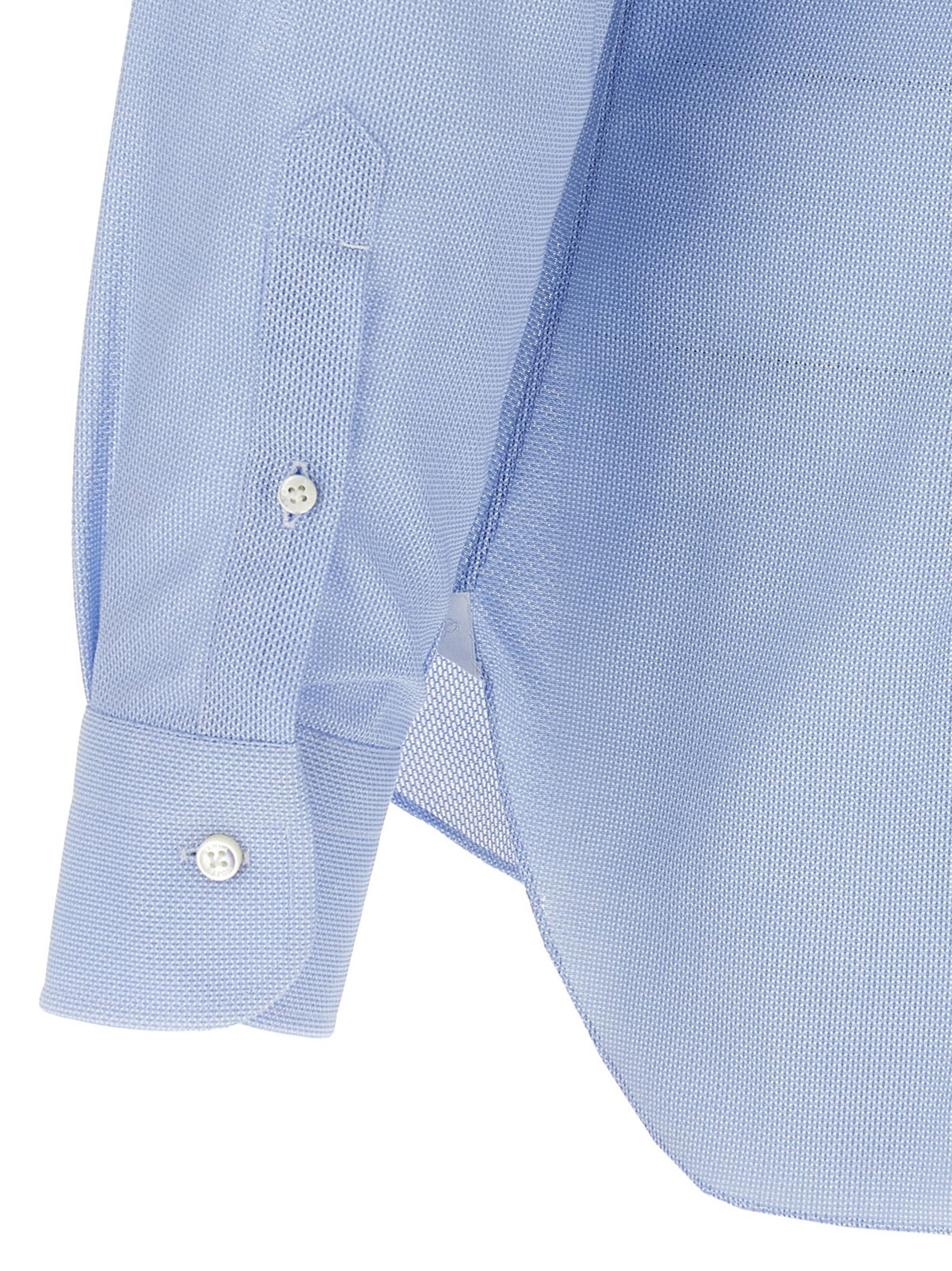 Barba Barba Honeycomb Cotton Shirt