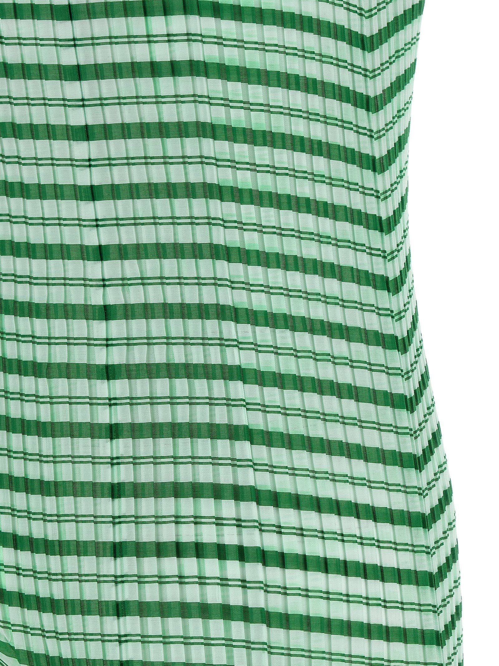 Issey Miyake Issey Miyake Generic Stripes (machine Pleats) Dress