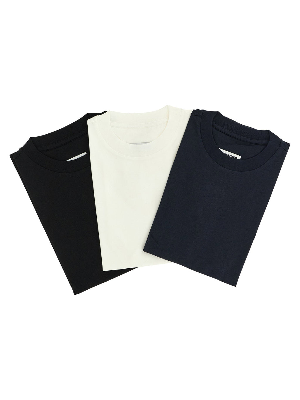 Jil Sander Jil Sander 3-pack Logo Embroidery T-shirt