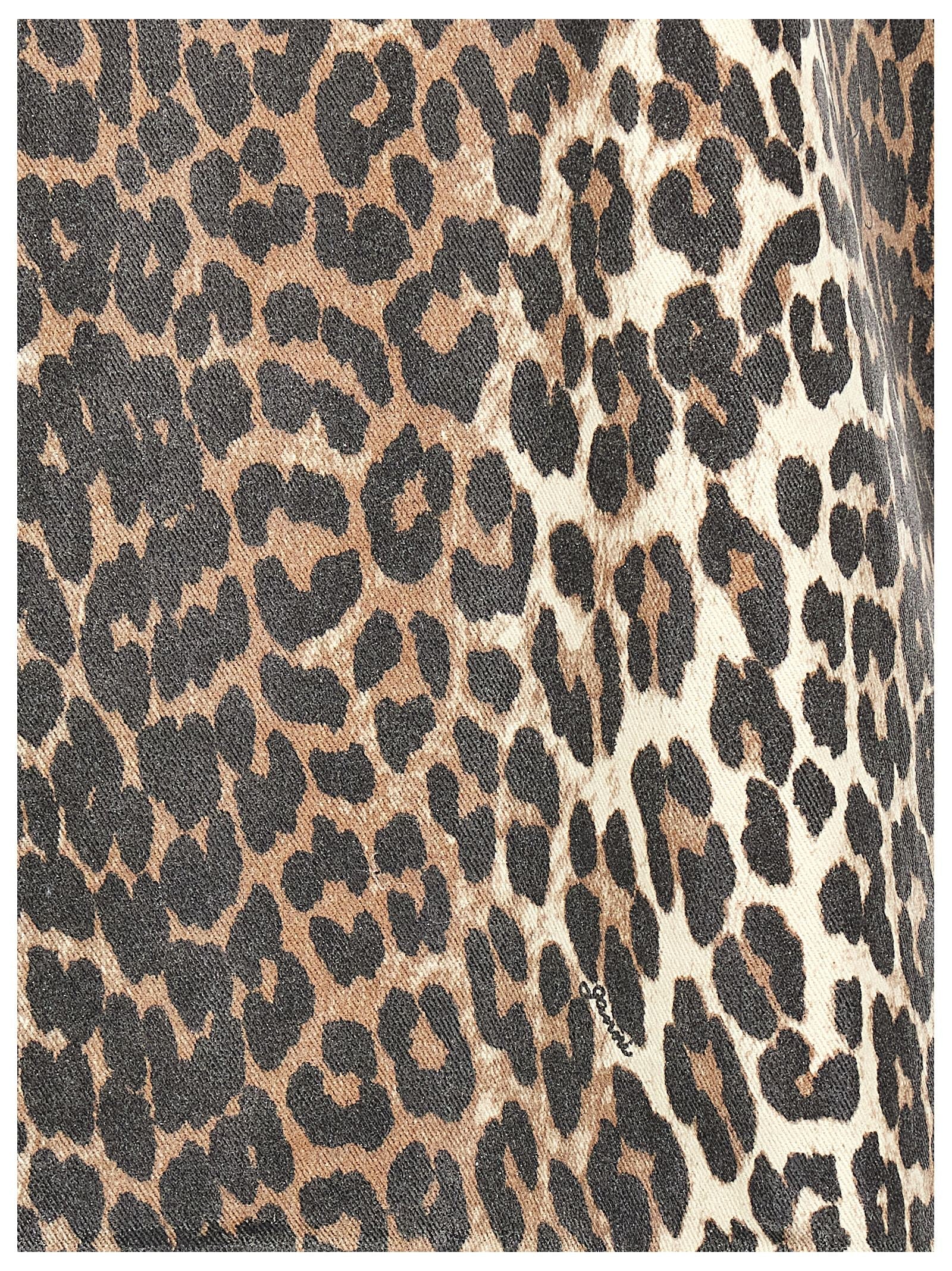 Ganni Ganni Leopard Mini Dress