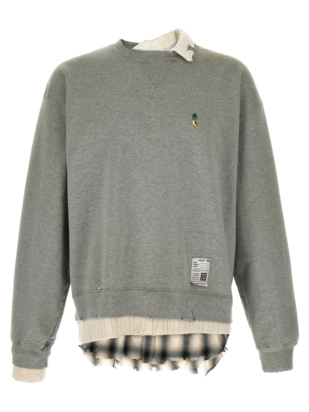 Maison Mihara Yasuhiro Maison Mihara Yasuhiro Three Layer Sweatshirt