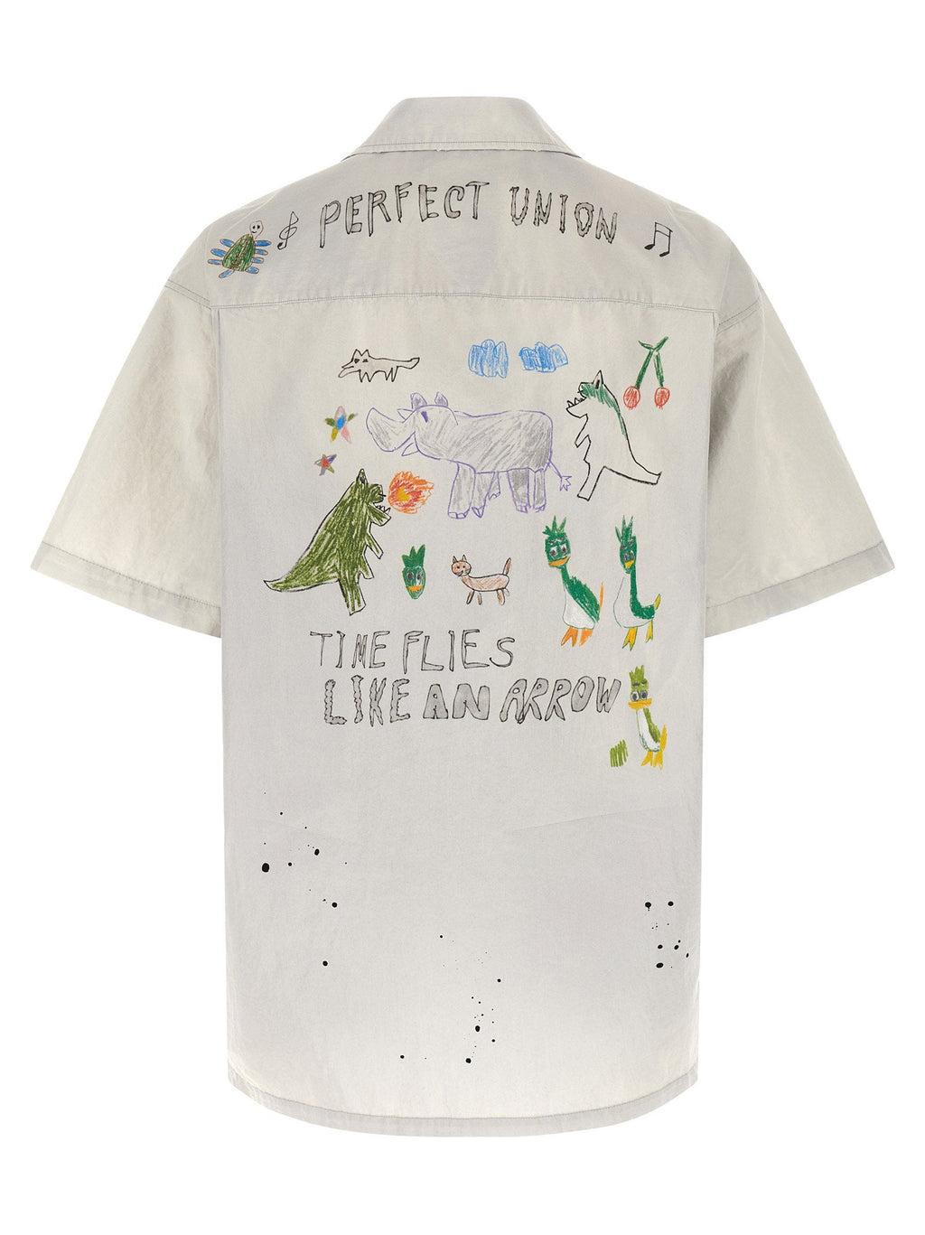 Maison Mihara Yasuhiro Maison Mihara Yasuhiro Graffiti Print Shirt