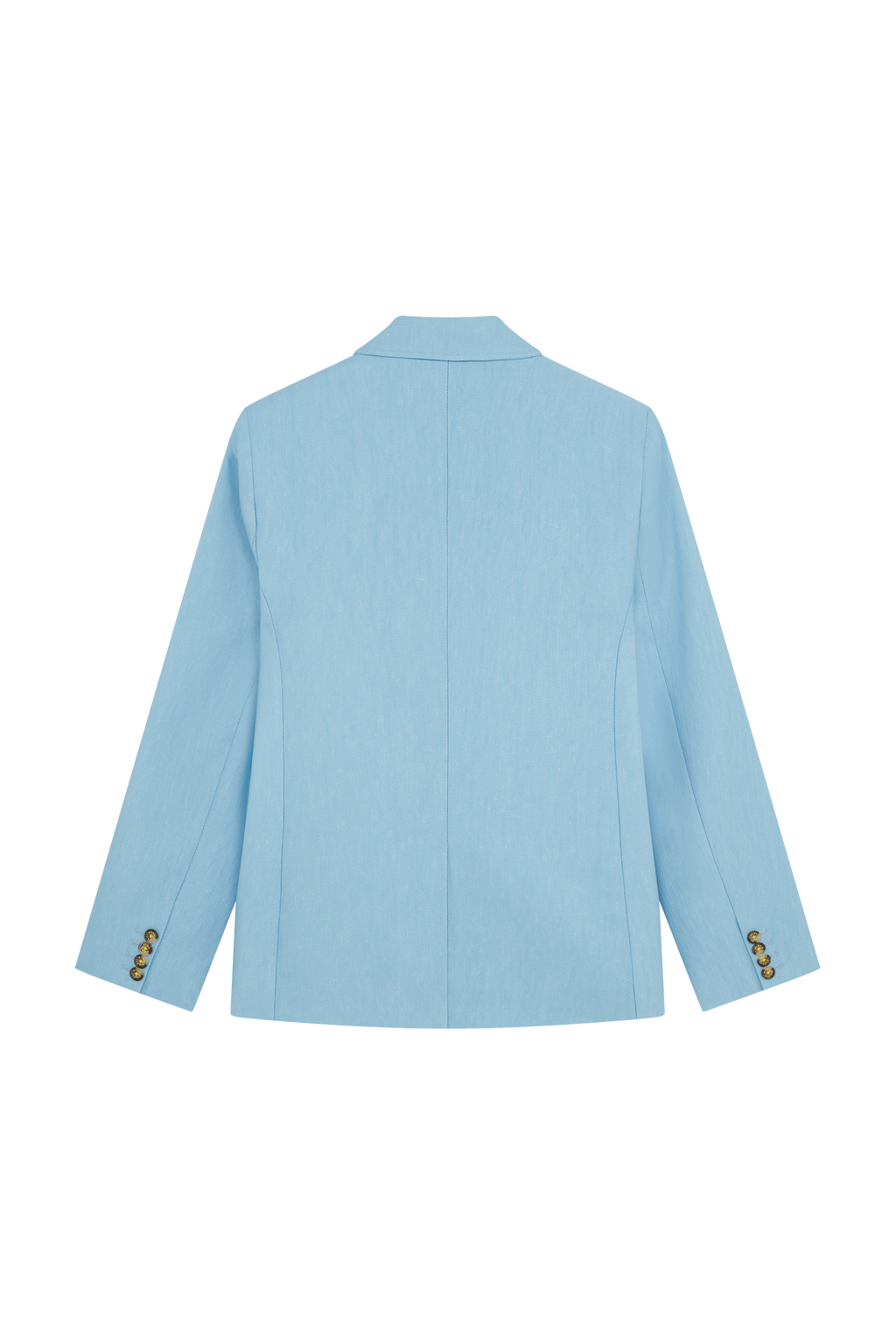 Single Breasted Jacket With Embroidered Flower