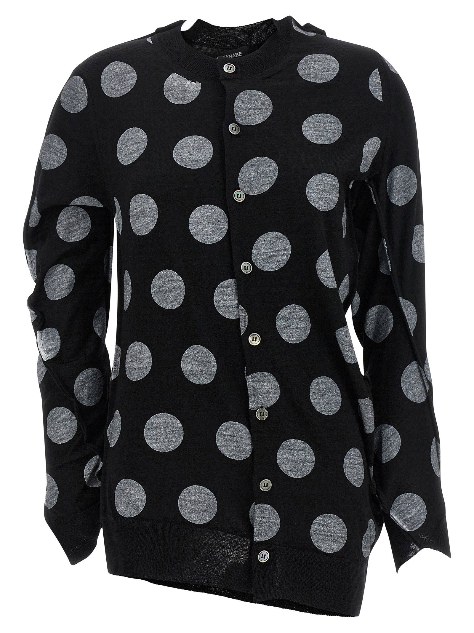 Junya Watanabe Junya Watanabe Polka Dot Maxi Cardigan