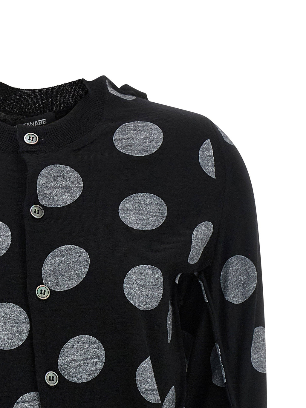 Junya Watanabe Junya Watanabe Polka Dot Maxi Cardigan
