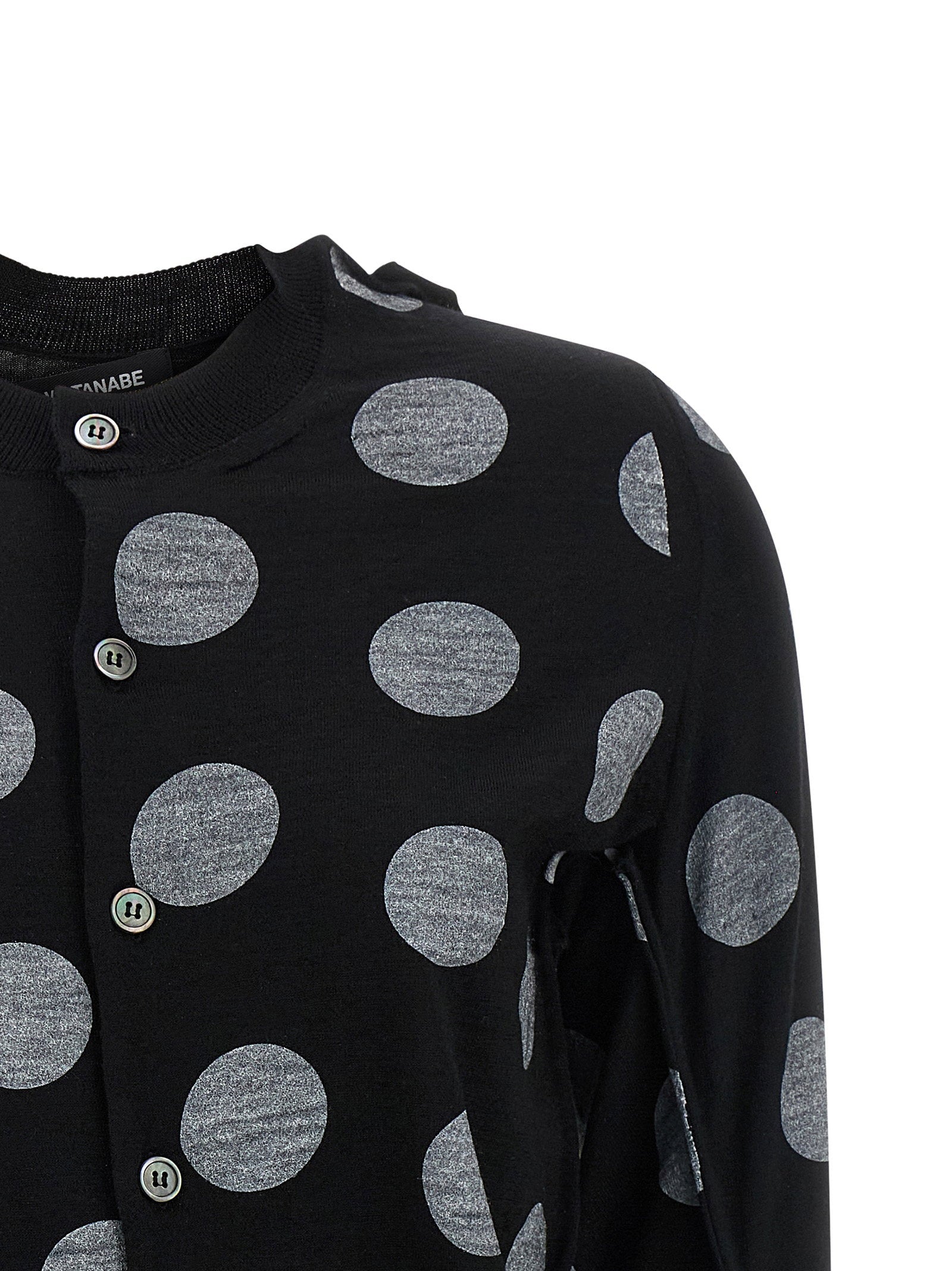 Junya Watanabe Junya Watanabe Polka Dot Maxi Cardigan