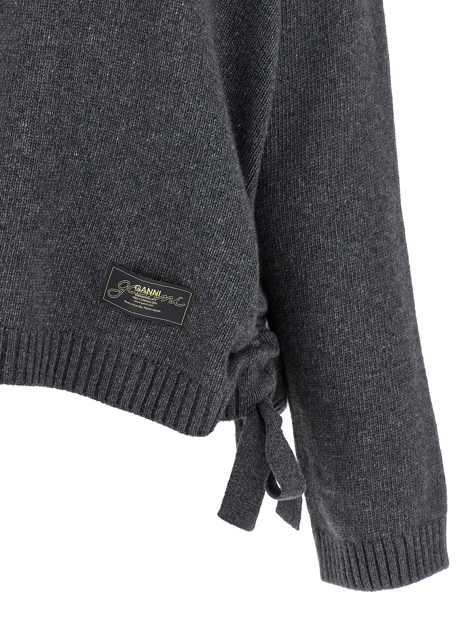 Ganni Ganni Side Laces Sweater