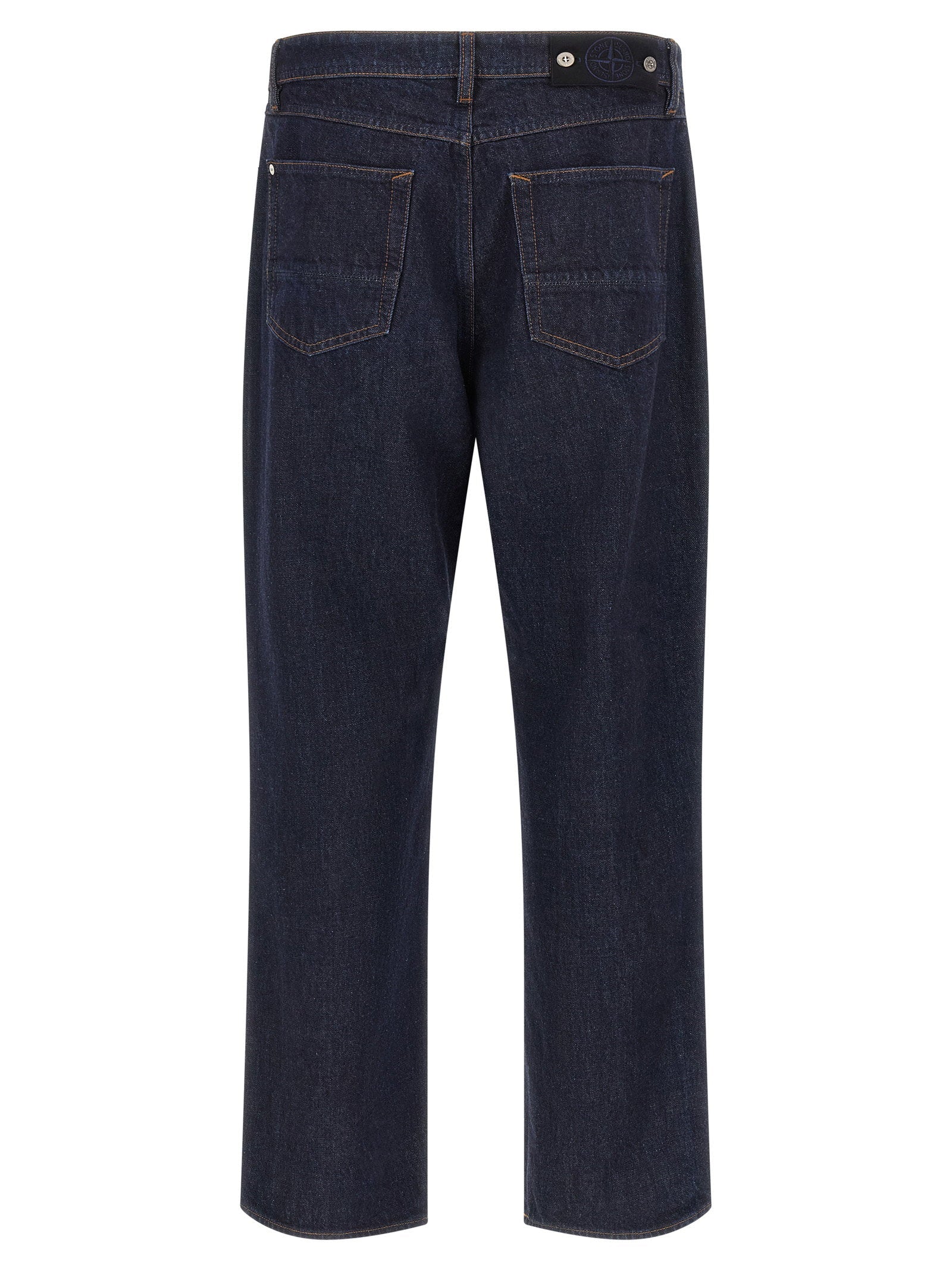 Stone Island Stone Island Indigo Denim-rinsed Jeans
