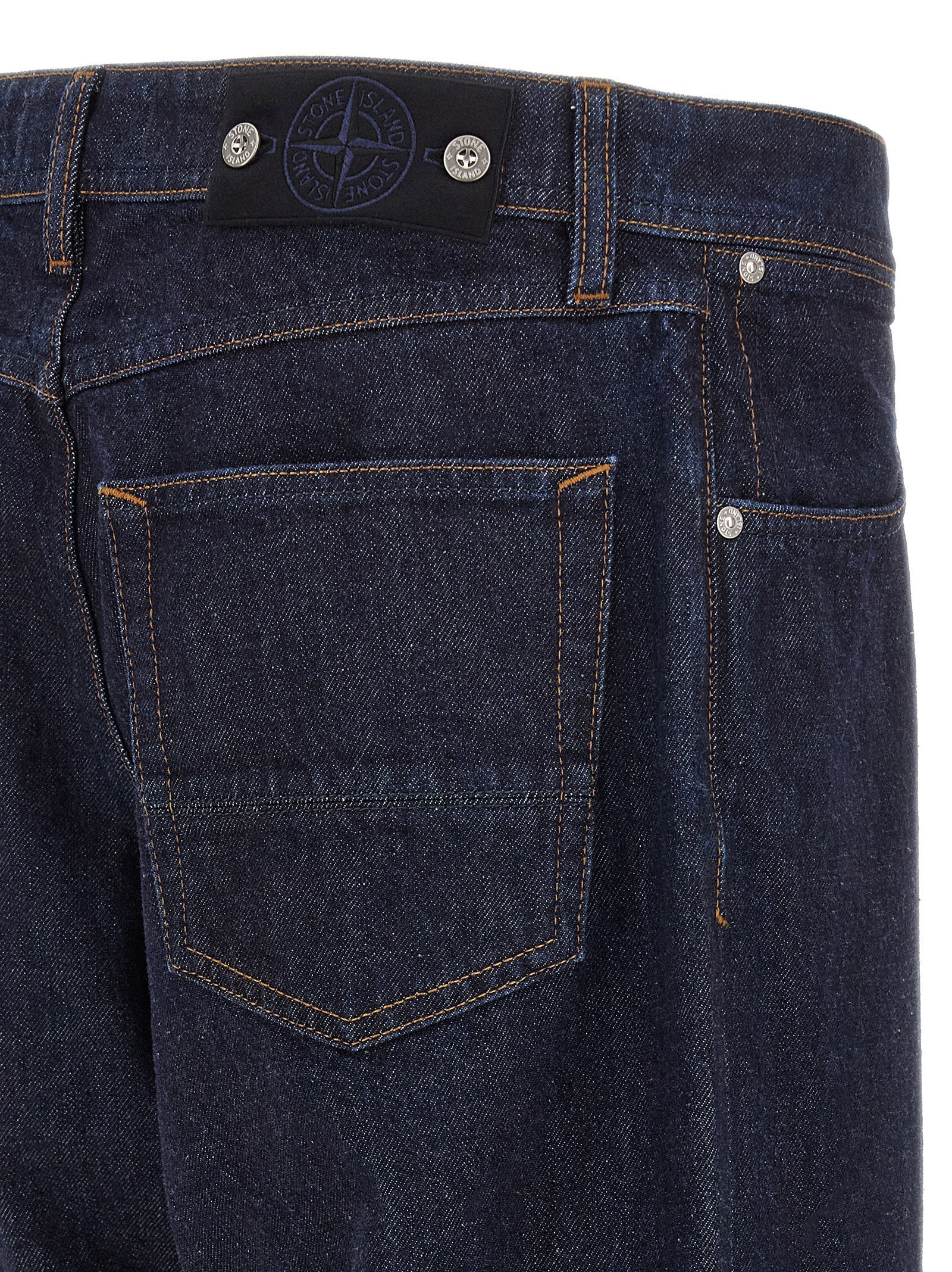 Stone Island Stone Island Indigo Denim-rinsed Jeans