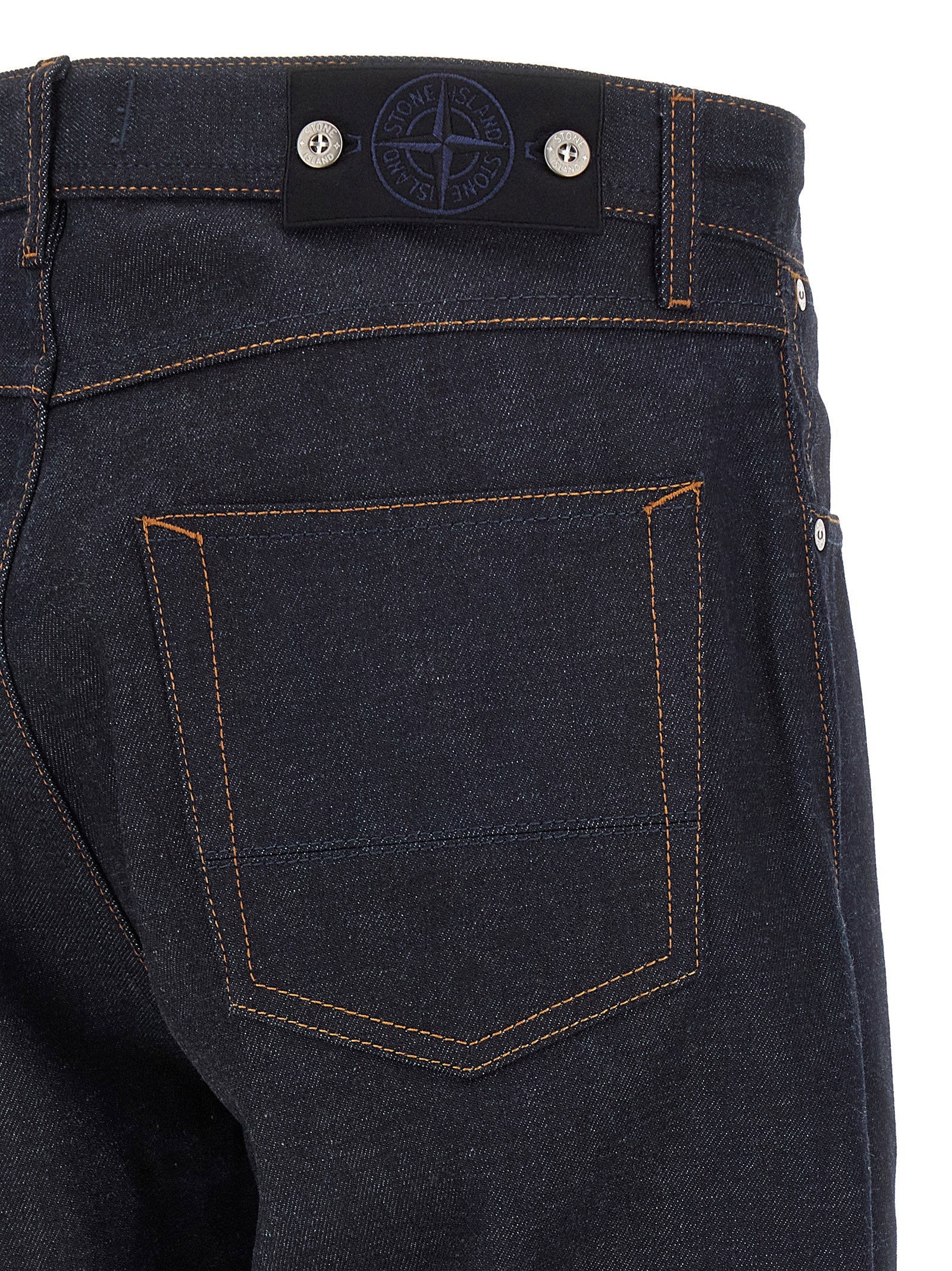 Stone Island Stone Island Indigo Denim-rinsed Jeans