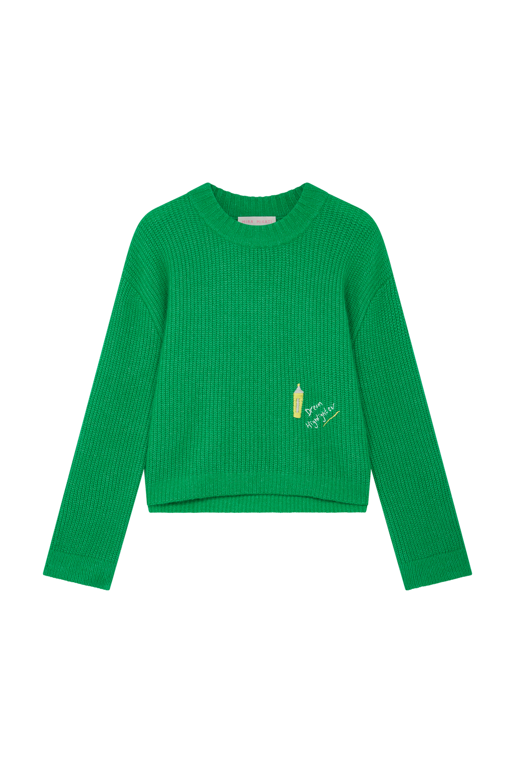 Embroidered Highlighter Cashmere Blend Jumper