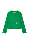 Embroidered Highlighter Cashmere Blend Jumper