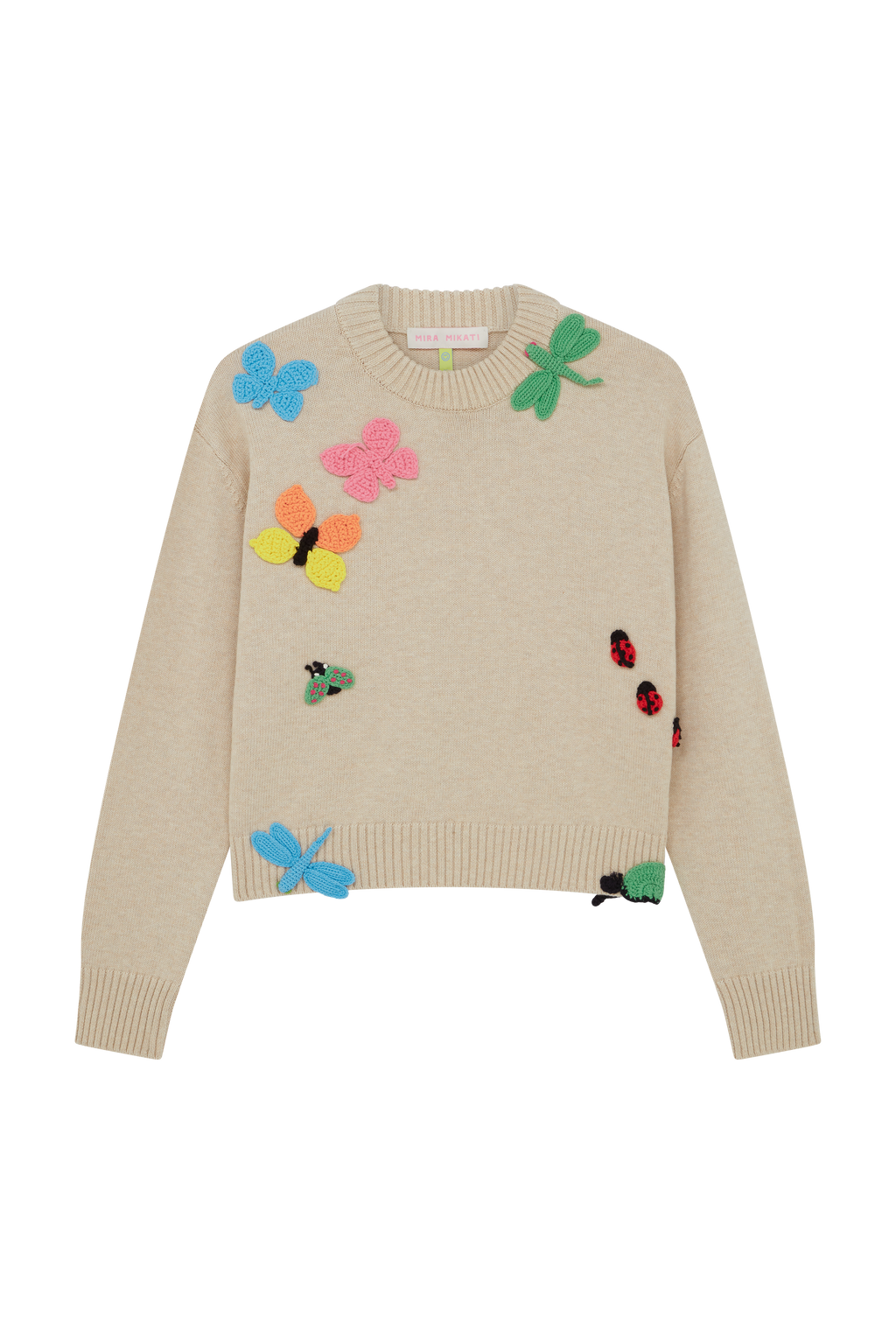 Insect Crochet Trim Jumper