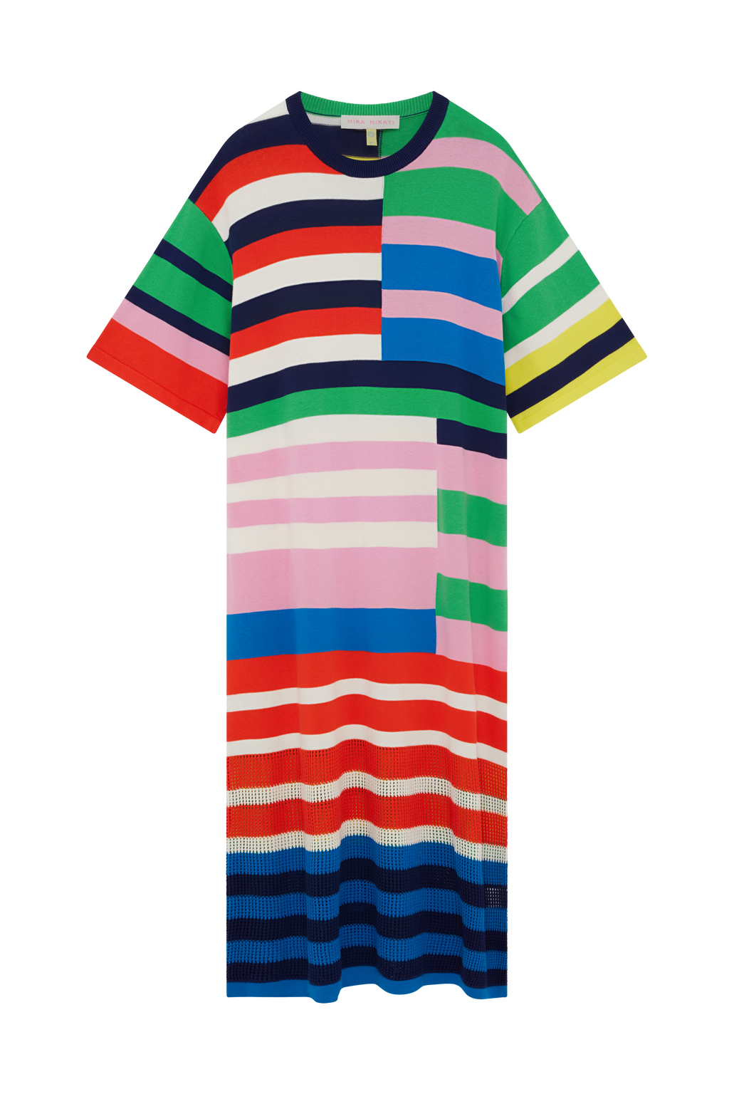 Knit Stripe T-Shirt Dress
