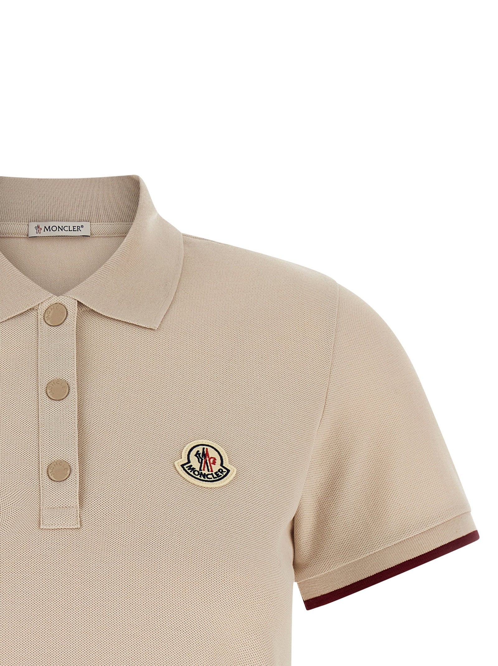Moncler Moncler Logo Patch Polo Shirt