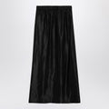 LouLou De Saison LouLou De Saison Black skirt in linen and silk