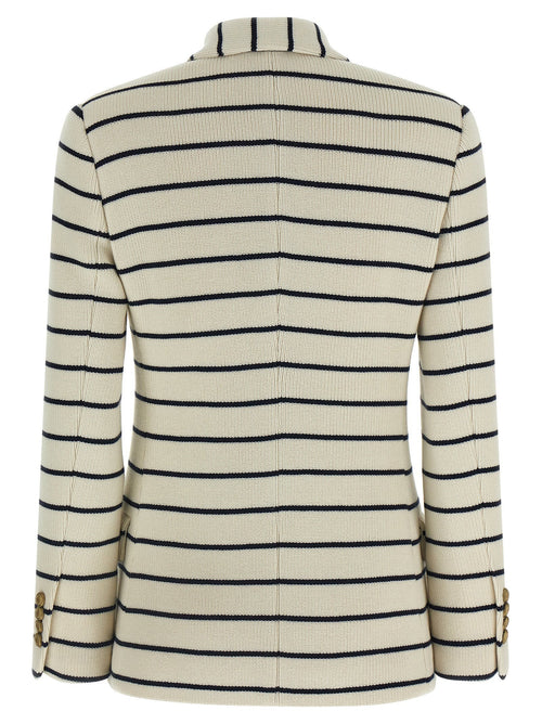 Brunello Cucinelli Brunello Cucinelli Striped Sweater Blazer