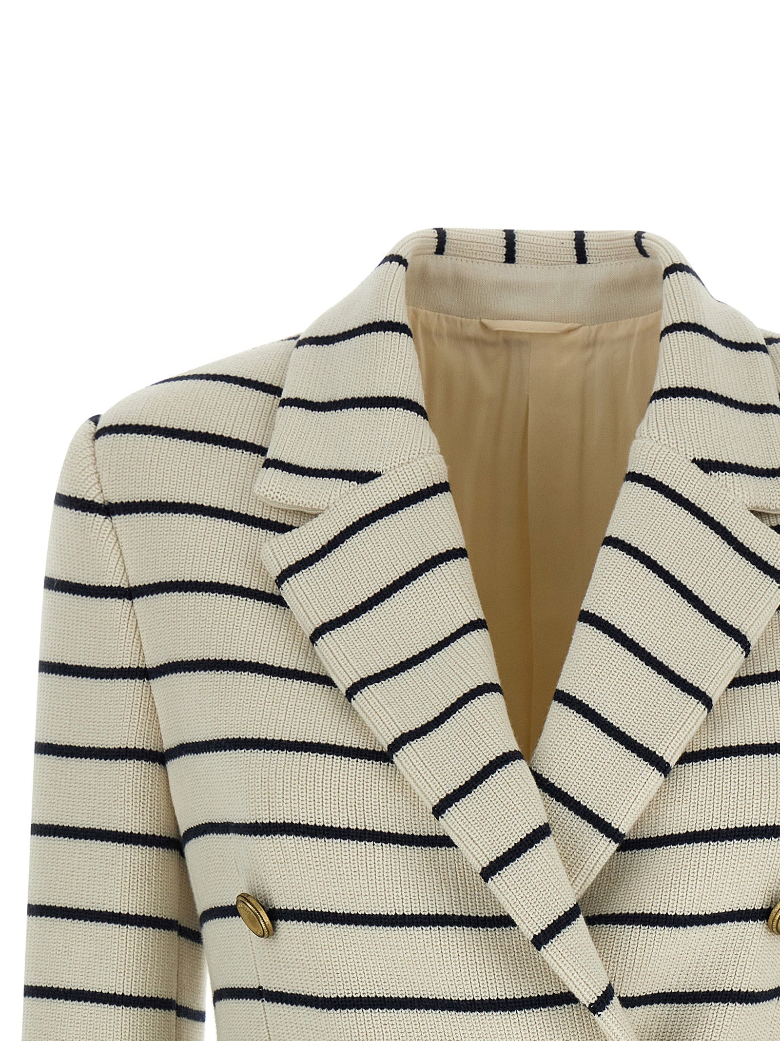Brunello Cucinelli Brunello Cucinelli Striped Sweater Blazer