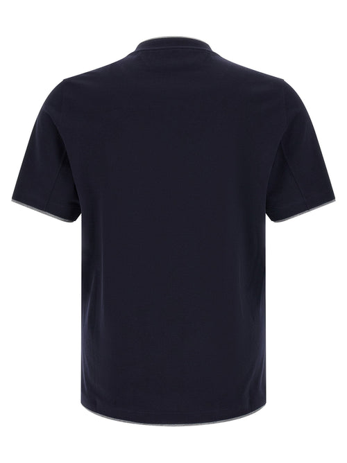 Brunello Cucinelli Brunello Cucinelli Double Layer T-shirt