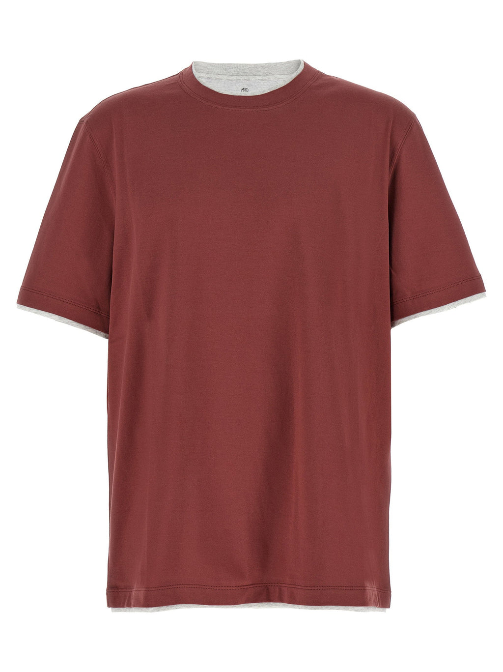 Brunello Cucinelli Brunello Cucinelli Double Layer T-shirt