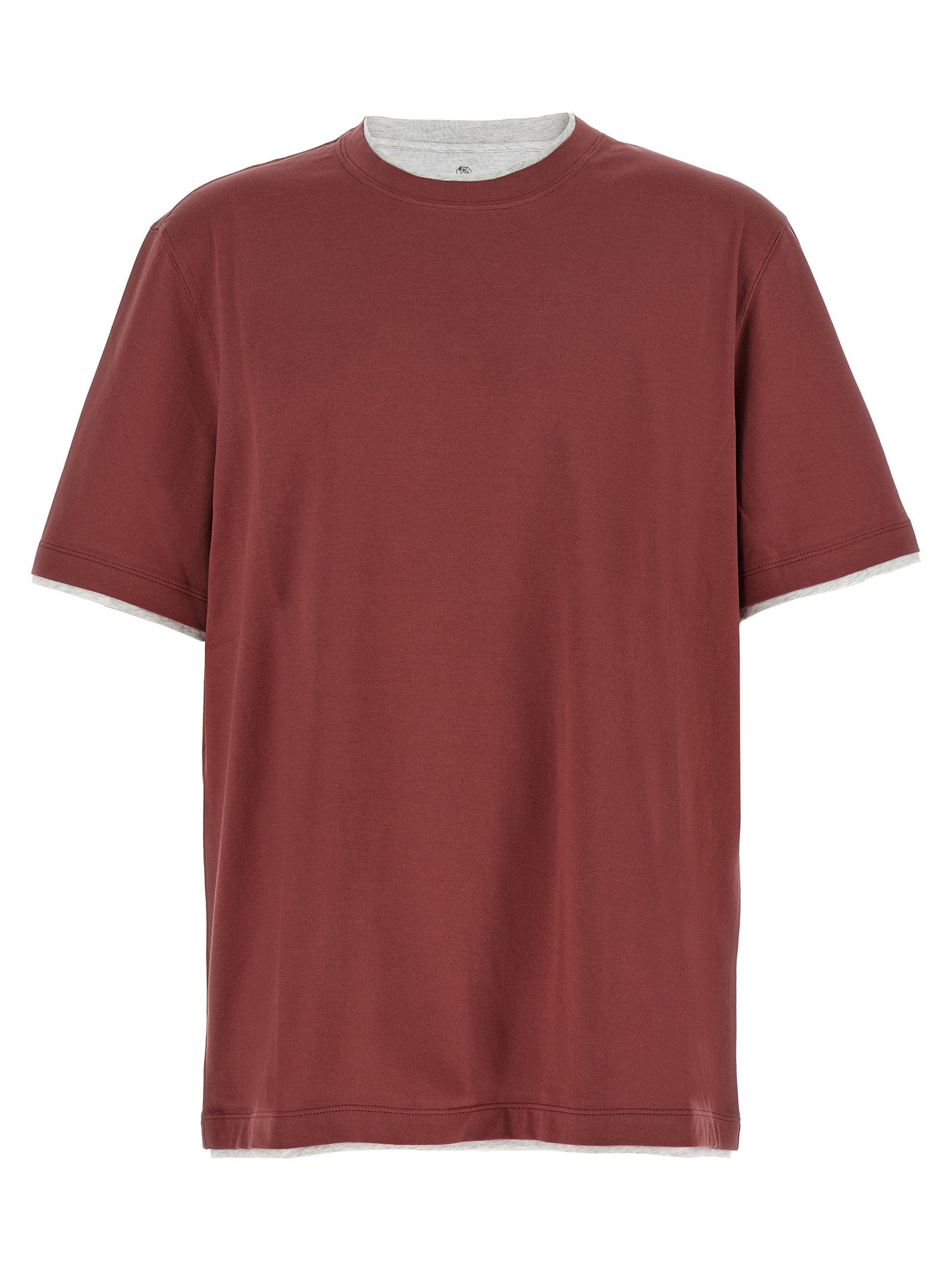 Brunello Cucinelli Brunello Cucinelli Double Layer T-shirt
