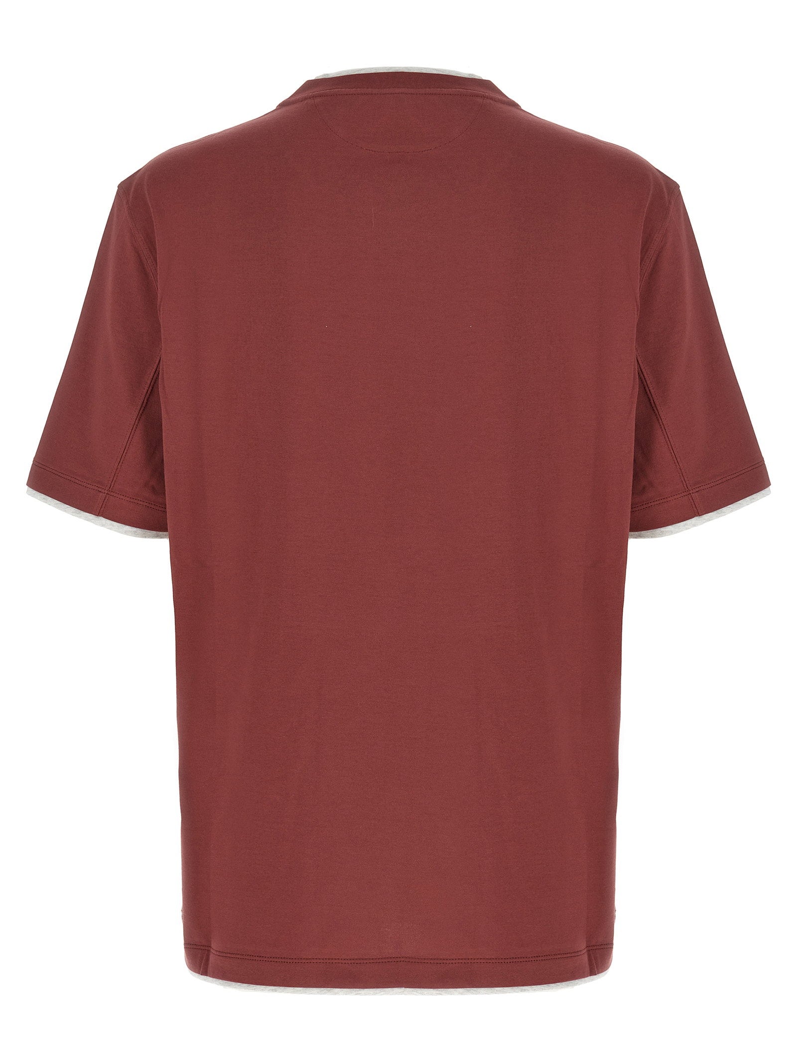Brunello Cucinelli Brunello Cucinelli Double Layer T-shirt