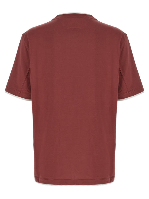 Brunello Cucinelli Brunello Cucinelli Double Layer T-shirt