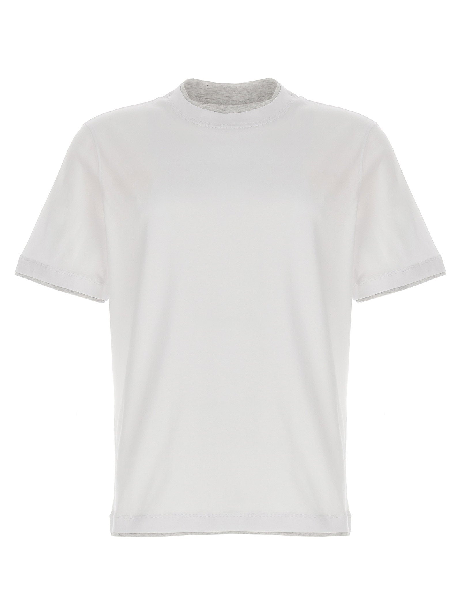 Brunello Cucinelli Brunello Cucinelli Double Layer T-shirt