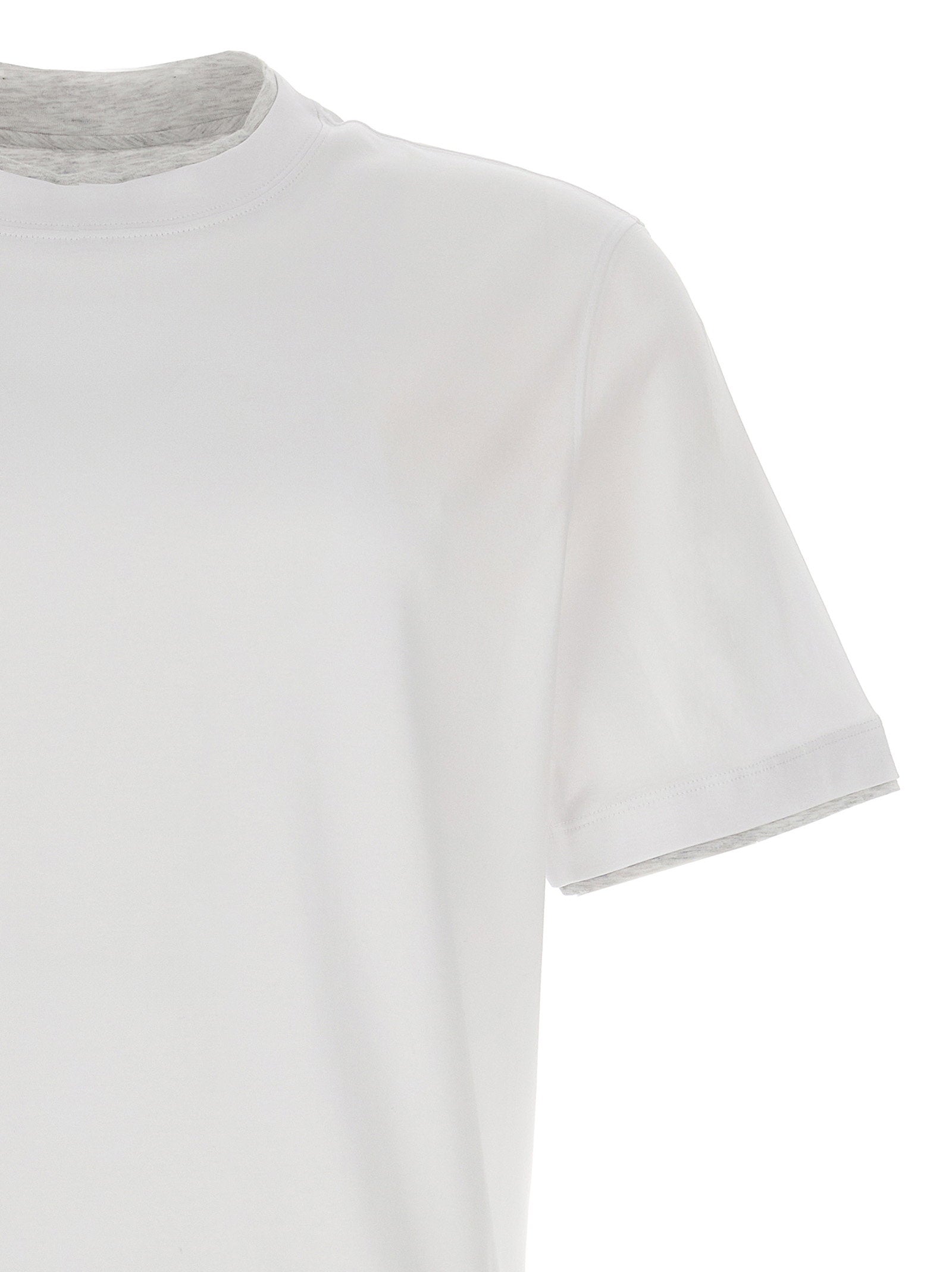 Brunello Cucinelli Brunello Cucinelli Double Layer T-shirt