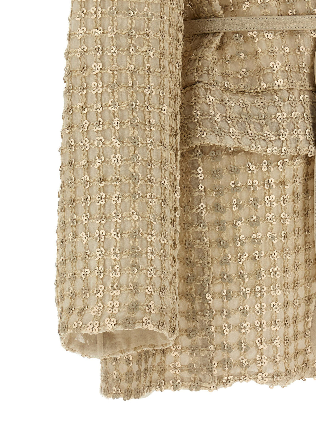 Brunello Cucinelli Brunello Cucinelli Dazzling Net Embroidery Organza Blazer