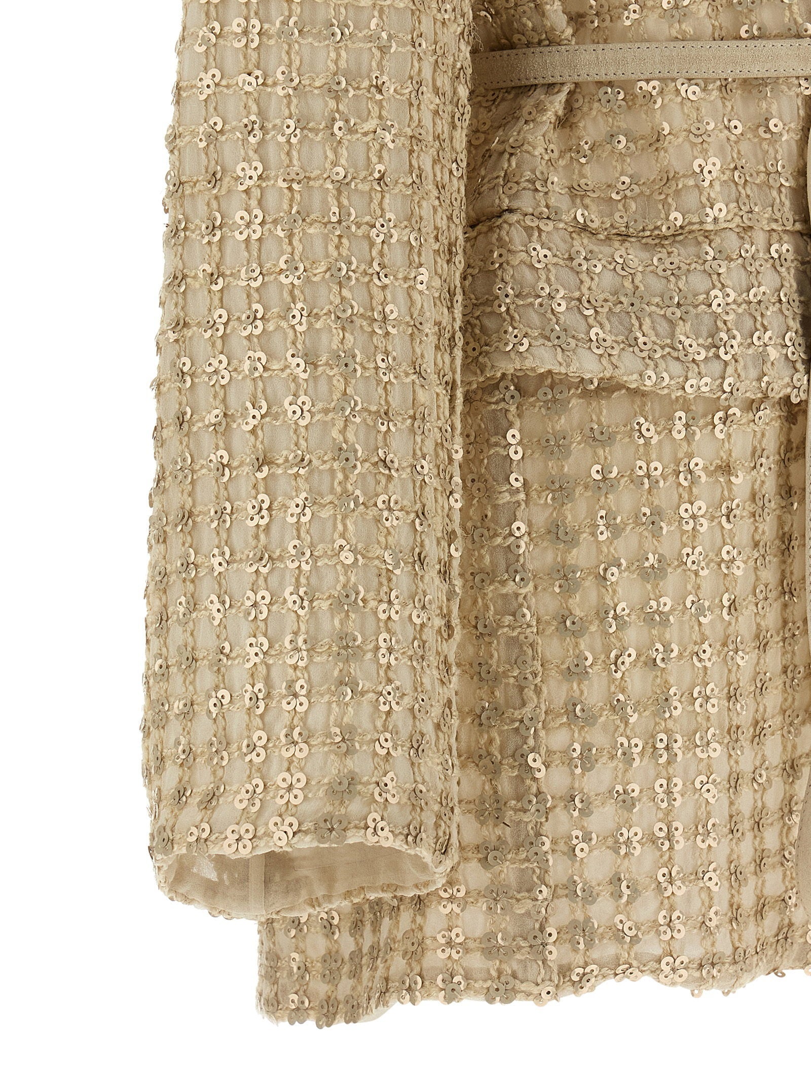 Brunello Cucinelli Brunello Cucinelli Dazzling Net Embroidery Organza Blazer